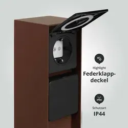 LED Universum Außensteckdose