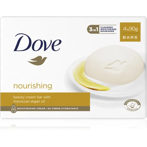 Dove Nourishing Argan Cremige Waschtablette 4x90 g von Dove