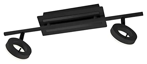 Paul Neuhaus 6781-13 LED-Deckenleuchte - Moderne 2-flammige Deckenleuchte in Anthrazit, mit schwenkbaren Spots und blendfreiem Licht – ideal für jeden Wohnbereich und energieeffizient dank LED-Technik.
