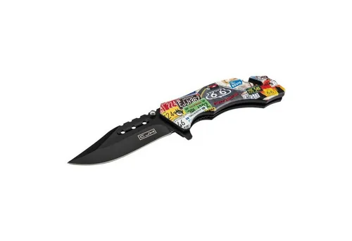 Produktbild Herbertz Taschenmesser CJH Rettungsmesser, Route 66 44005