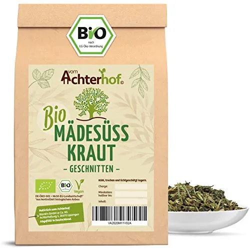 Mädesüß-Tee BIO (100g) geschnitten getrocknet Mädesüss-Tee BIO echtes Mädesüßkraut vom-Achterhof