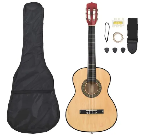 8-tlg. Klassikgitarren-Set für Anfänger 3/4 36