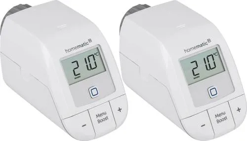 Homematic IP Funk Heizkörperthermostat - Smartes Heizkörperthermostat für Energiesparen bis zu 30%, einfache Montage ohne Werkzeug, flexible Steuerung über App oder Stand-alone-Betrieb.