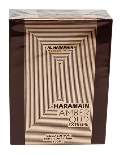 Al Haramain Amber Oud Gold Edition Extreme Extrait de Parfum 100 ml - Unisex Duft mit intensivem, langanhaltendem Aroma und luxuriösem Charakter, ideal für besondere Anlässe.