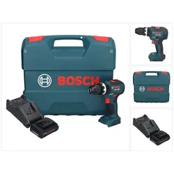 Bosch GSB 18V-55 Professional Akku Schlagbohrschrauber - Akkuschrauber mit 55 Nm Drehmoment, inkl. ProCORE Akku 4,0 Ah, Ladegerät und Koffer - ideal für professionelle Anwendungen und maximale Flexibilität.