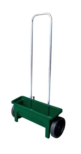 TrendLine Streuwagen 12 L - Präziser Streukreis von 45 cm - Streuwagen für gleichmäßige Verteilung von Dünger und Saatgut, ideal für Gärten und Rasenflächen.