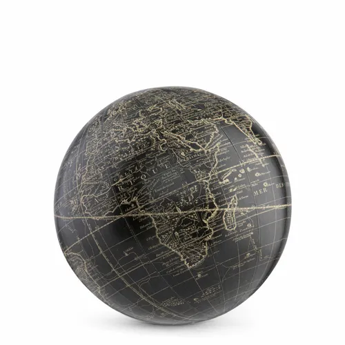Authentic Models Globus Vaugondy Sphere Black 14 cm, Kunststoff, Papier, GL211