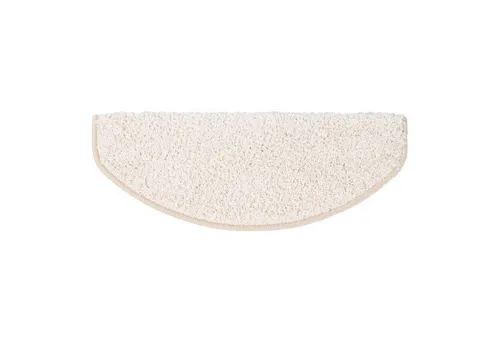 Floordirekt Stufenmatte Shaggy Barcelona mit Klebestreifen, Trittschalldämmung & Pflegeleicht, Halbrund, Höhe: 220 mm, Treppenteppich mit Anti-Rutsch-Beschichtung in Rechteckig & Halbrund