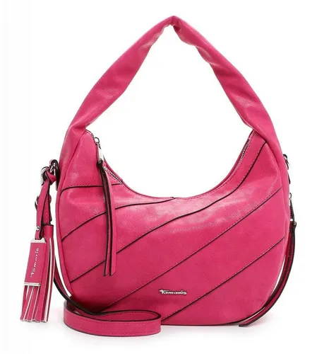Tamaris Umhängetasche Anabell - Pink Hobo Bag - Stylische Umhängetasche in Echtlederoptik mit geräumigem Hauptfach und abnehmbarem Schulterriemen. Perfekt für den Alltag und Business-Looks.