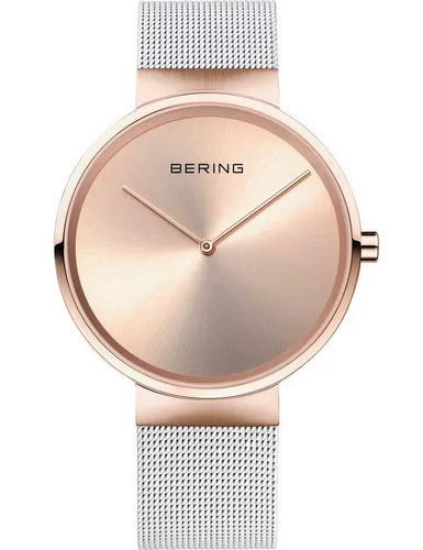 Bering Quarzuhr Bering Classic roségold poliert/gebürstet 14539-266 - Armbanduhren mit elegantem Design, ultrakratzfestem Saphirglas und 5 ATM Wasserdichtigkeit - ideal für stilbewusste Träger.