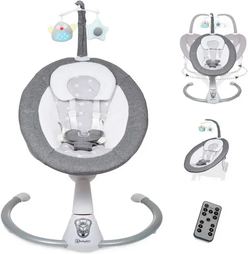 BabyGo Babywippe Homey mit Schaukelbewegungen und Sound