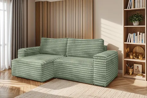Kaiser Möbel Bohoo Ecksofa L-from Olive Links von Kaiser Möbel