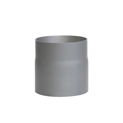 KaminoFlam Ofenrohr 15 cm Verlängerung Gasabzug Verbinder Ø 150 mm 331878 Grau