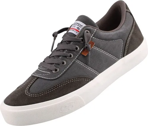 Dockers by Gerli Herren Low-Top Sneaker - Herren-Sneaker in Grau, ideal für Business und Freizeit, mit bequemem Textil-Obermaterial für optimalen Tragekomfort.