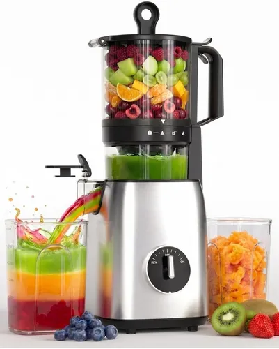 Kismile Slow Juicer mit 135mm Einfüllschacht, BPA-frei
