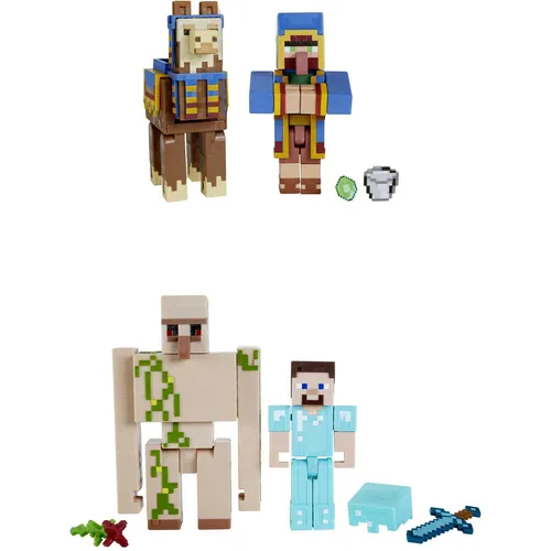 Mattel Minecraft Actionfigur 2er-Pack