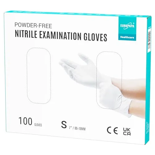 EUROPAPA Nitrilhandschuhe Weiß von EUROPAPA