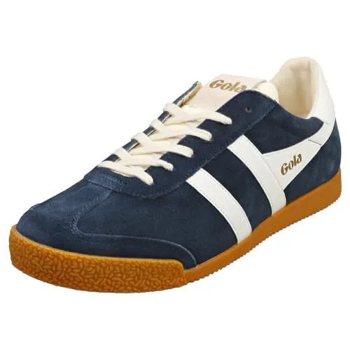 Gola CMB538EW Schnürschuh blau 46 EU - Sneaker in marine blue white, aus hochwertigem Nubukleder, ideal für einen lässigen Look und hohen Tragekomfort.