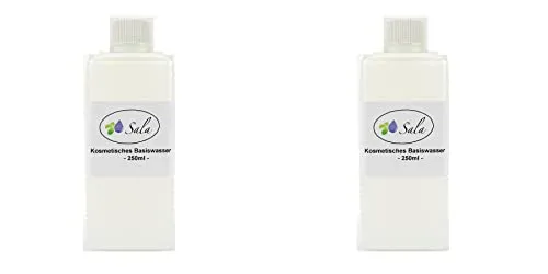 Sala kosmetisches Basiswasser parfümfrei 96% Alkohol 2 x 250 ml HDPE (500 ml)