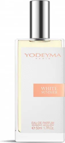 YODEYMA White Summer Eau de Parfum (50 ml) - Blumig-exotischer Sommerduft für Damen - Entdecken Sie YODEYMA White Summer, einen blumigen Damenduft mit spritziger Bergamotte und cremiger Kokosnuss. Ideal für warme Tage und besondere Anlässe – ein Duft, der Leichtigkeit und Eleganz vereint.