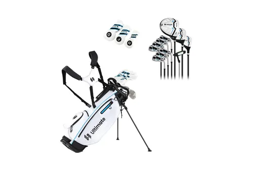 COSTWAY Golfschläger + Golfbag, für Männer, 9/11 teilige Golfschlägersätze