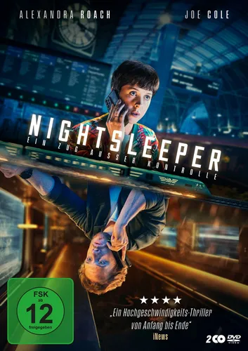 Nightsleeper - Ein Zug außer Kontrolle (DVD) - Spannender Film über einen außer Kontrolle geratenen Zug. FSK 12, mit deutscher und englischer Sprache, erhältlich ab dem 08.05.2026. Ideal für Filmfans und Sammler!