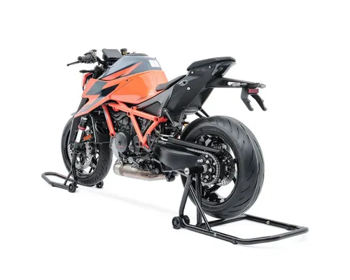 ConStands Motorradheber Einarm Montageständer Set für BMW R NineT 14-23 - Wagenheber Set für BMW R NineT, inklusive stabiler Vorder- und Hinterradständer. Ideal zum einfachen Warten, Reinigen und Überwintern Ihres Motorrads.