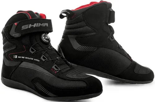 SHIMA Exo Vented Motorrad Schuhe, schwarz, Größe 42 von Shima