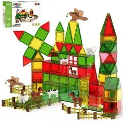 Olvy Magnetische Bausteine Montessori Spielzeug 80 pcs von Olvy