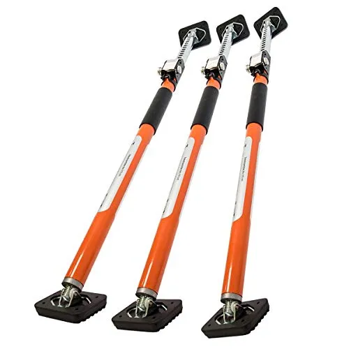 SCHMIDT security tools 3x Türspanner Zargen-Zwinge - Security-Suiten: Der verstellbare Türspanner von 65-115 cm aus stabilem Stahl sorgt für präzise Türmontage und verhindert das Verziehen der Zargen.