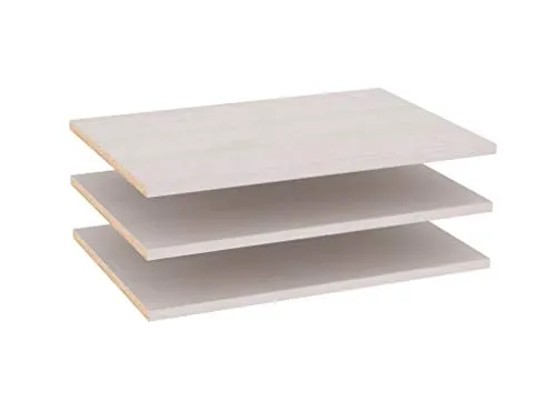WIEMANN Einlegeboden für Kleiderschrank 72,2 cm Breite - 3-er Set - Einlegeböden für flexible Gestaltung Ihrer WIEMANN Kleiderschränke. Belastbar bis 20 kg, ideal für 72er Schrankfächer. Farbe: Treeline.
