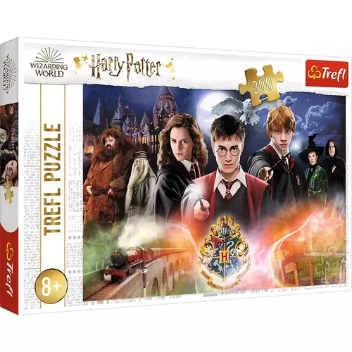 Trefl Puzzle Der geheimnisvolle Harry Potter - 300 Teile, für Kinder ab 8 Jahren, fördert Vorstellungskraft und kreatives Lernen