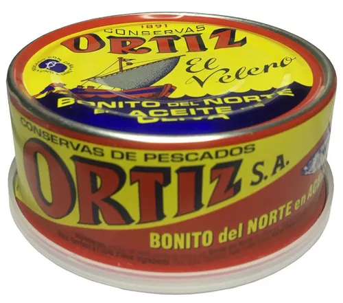 Weißer Thunfisch in Olivenöl ORTIZ El Velero 250g Dose, ATG 175g 74,29€/kg