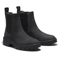 Timberland Womens Mid Chelsea Boot jet black 7 Wide Fit in schwarz von Timberland