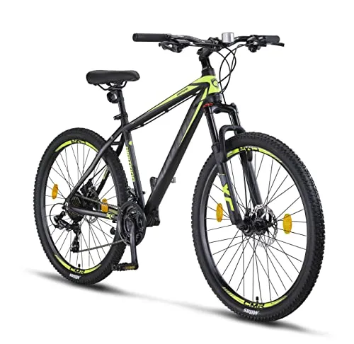Licorne Bike Diamond Premium Mountainbike – 21 Gang, Scheibenbremse & einstellbare Gabel - Fahrrad mit robustem Aluminiumrahmen und hochwertiger Kettenschaltung für optimalen Fahrkomfort. Ideal für Alltag und Berge – 30 Tage Geld-zurück-Garantie!