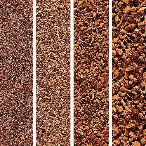 Pinienrinde Rindenmulch 20L für Terrarien - Grobkörniger Rindenmulch aus Pinie, ideal für eine natürliche Terrarienumgebung und optimale Feuchtigkeitsregulierung.