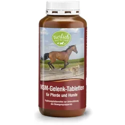 tierlieb MSM-Gelenk-Tabletten - 598 g von Kräuterhaus Sanct Bernhard