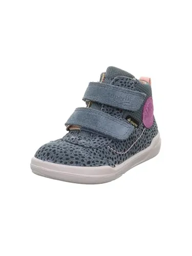 Superfit Baby Mädchen SUPERFREE Gore-Tex Sneaker in Hellblau/Lila - Baby Sneaker für Mädchen, leicht gefüttert, atmungsaktiv und wasserfest dank Gore-Tex, ideal für aktive Kleinkinder.