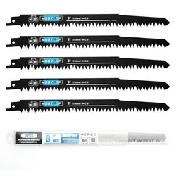 MUOZLOP Säbelsägeblätter 5er Set 240mm 5 TPI