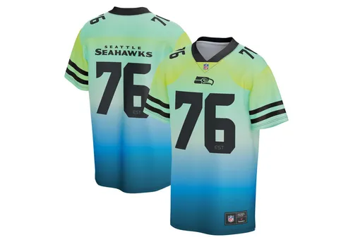 Fanatics Seattle Seahawks NFL Sunset Mesh Supporters Jersey - L - Sportfan T-Shirts, stylisches Jersey mit etabliertem Teamdesign für echte Seahawks-Fans