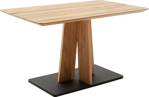 MCA living Esstisch Marilia - Moderner Esstisch mit Kreuzgestell - Esstisch aus Massivholz mit schickem Kreuzgestell für optimale Beinfreiheit. Ideal für gemütliche Zusammenkünfte in deinem Esszimmer.