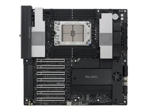ASUS PRO WS WRX90E-SAGE SE Mainboard - Professionelles Mainboard für AMD WRX90 mit SSI EEB-Format, ideal für leistungsstarke Workstations und kreative Anwendungen.