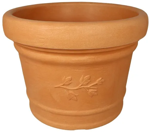 Heimwerkercenter Pflanzkübel MePla Blumentopf Palermo ø30 cm, Terra, frostfester Kunstoff