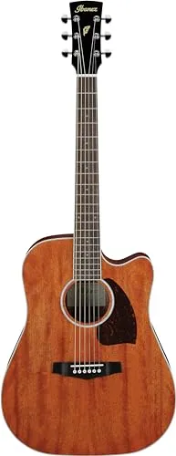 IBANEZ PF16MWCE-OPN Akustikgitarre - Akustikgitarre mit Cutaway und Tonabnehmer für optimale Klangübertragung, ideal für Live-Auftritte und Studioaufnahmen.