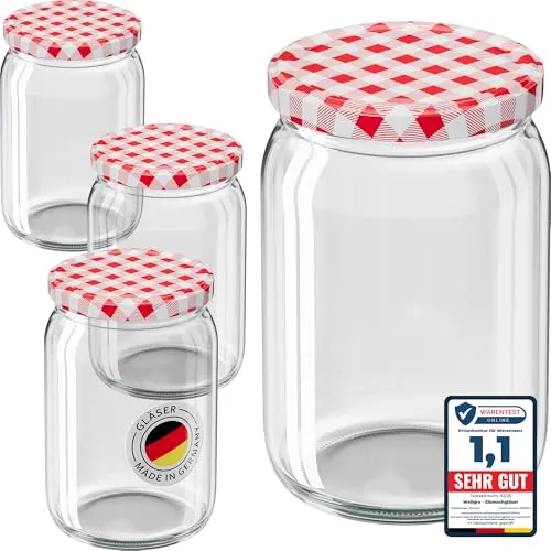 WELLGRO Einmachgläser 550ml von Wellgro