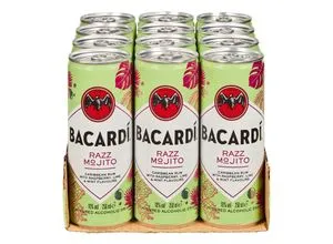 Bacardi Razz Mojito Dose 10% Vol. 12x0,25l