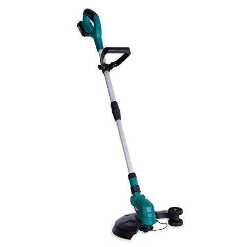 VONROC Akku Rasentrimmer 20V - 250mm, kabelloser Gartenhelfer - Rasentrimmer & Motorsensen - Maximale Bewegungsfreiheit ohne Kabel, leistungsstarker Akku für präzises Trimmen von Rasen und Unkraut.