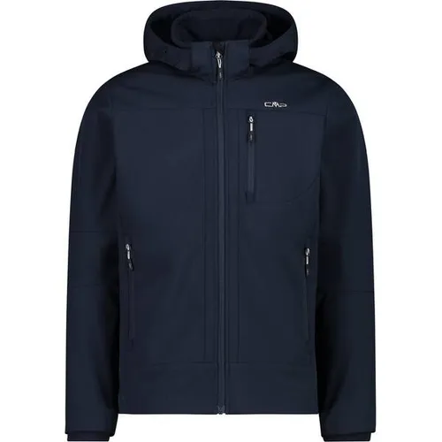 CMP MAN Jacket Zip Hood b.blue-ice (08NP) 52 - Outdoor Freizeitjacke für Herren mit abnehmbarer Kapuze, atmungsaktiv und wasserdicht (7.000 mm Wassersäule) – ideal für Wandern und Alltag.