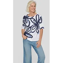 Rabe Print-Shirt T-Shirt blau 44 EU von Rabe