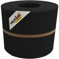 zaun|zu® Sichtschutz PP Premium Gelocht 30% Schwarz 26m - Gartenzäune - Premium Sichtschutzstreifen aus robustem PP-Material mit 30% Lochmuster für eleganten Wind- und Sichtschutz, einfach zu montieren ohne Clips.